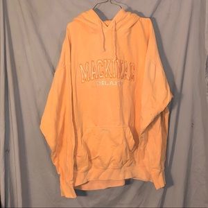 Mackinaw island peach hoodie